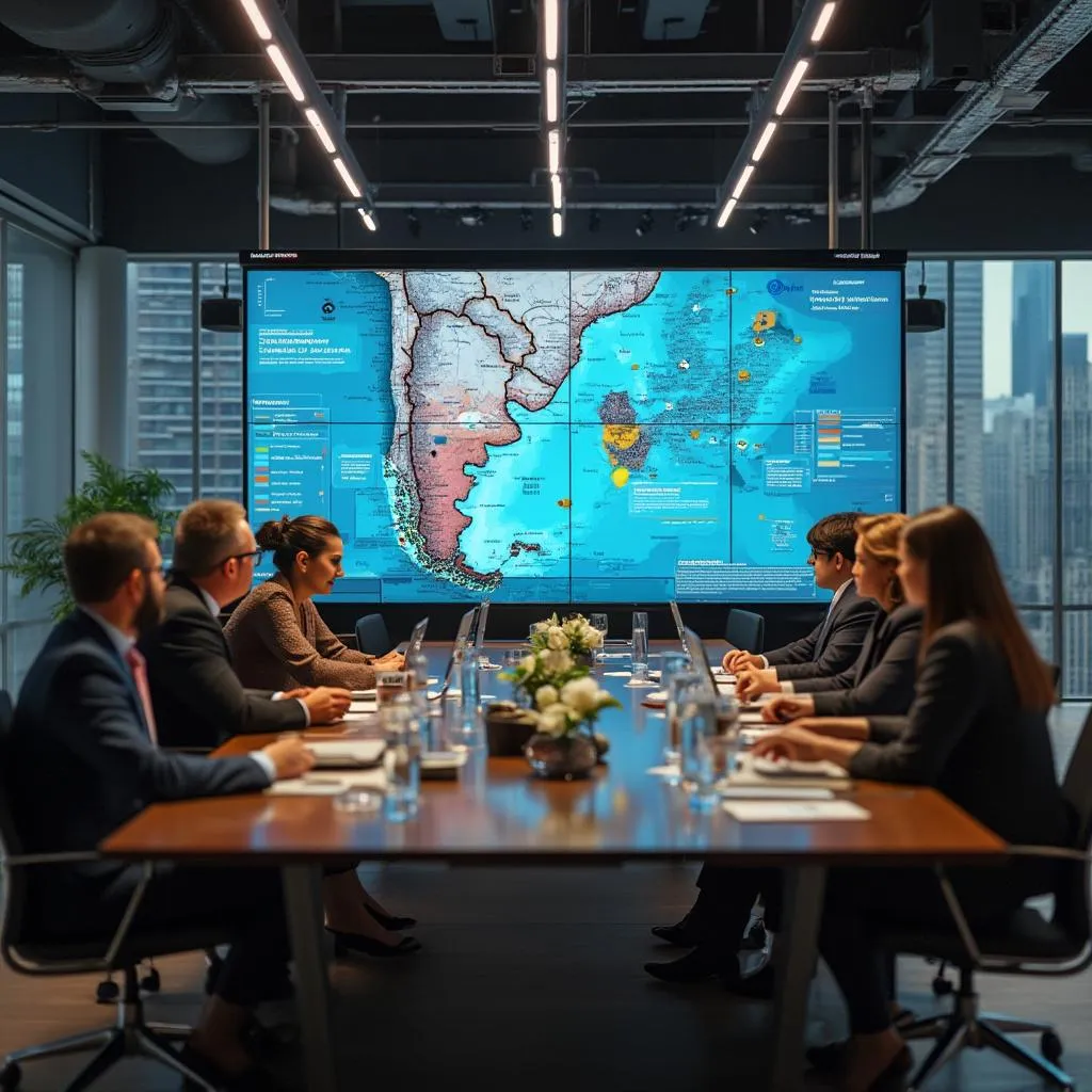 Equipo en reunión estratégica