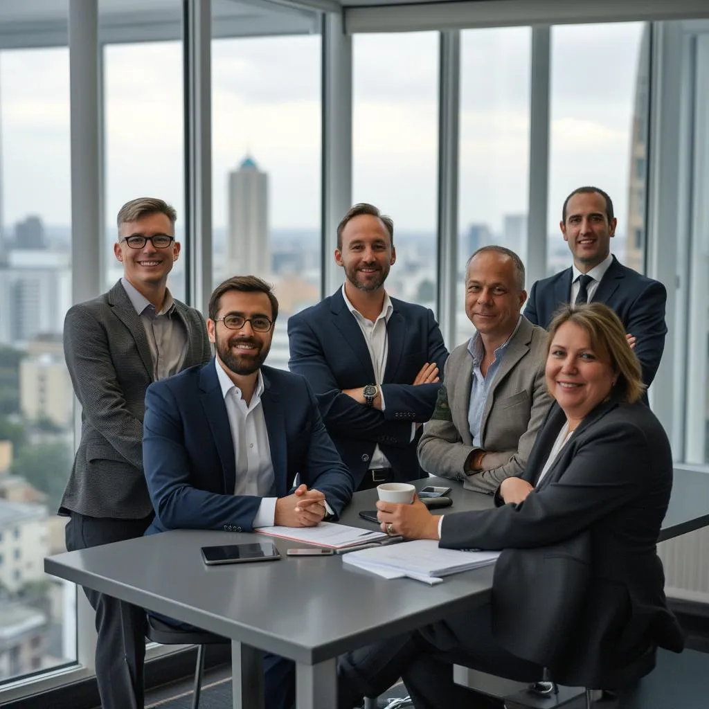 Equipo de InverAR en oficina moderna